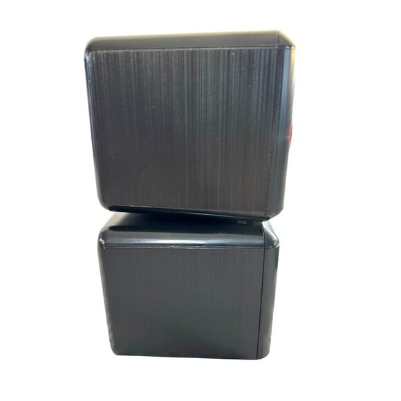 Reccazr Speakers Mini SP2040 Black/Red 2.0 Computer Speakers 5x3x4 Set of 2 - Picture 2 of 9